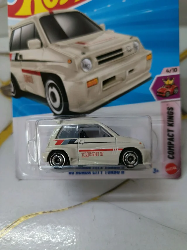 Hot Wheels '85 Honda City Turbo II | Compact Kings | White | 105/250