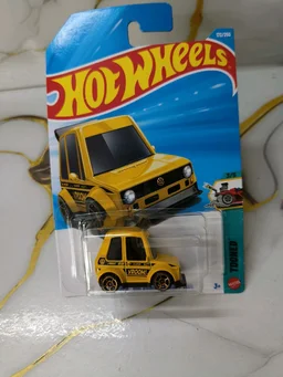 Hot Wheels Tooned Volkswagen Golf MK1 | Tooned | Yellow | 172/250