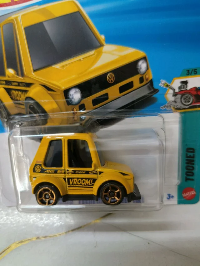 Hot Wheels Tooned Volkswagen Golf MK1 | Tooned | Yellow | 172/250