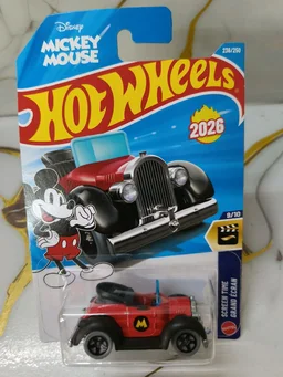 Hot Wheels Mickey Mouse Car | Screen Time | Red | 236/250
