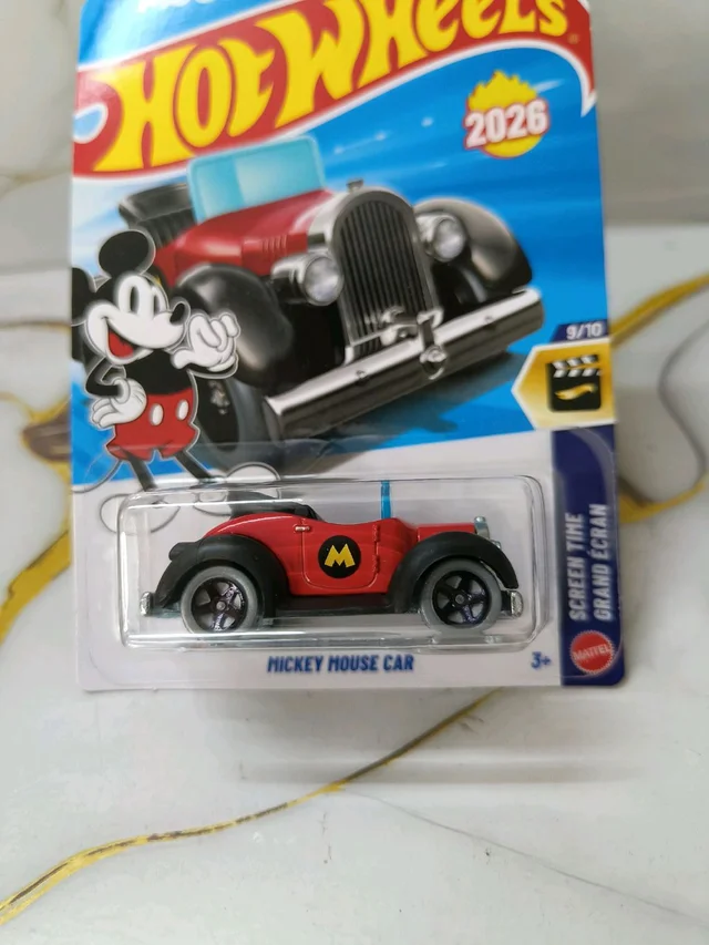 Hot Wheels Mickey Mouse Car | Screen Time | Red | 236/250
