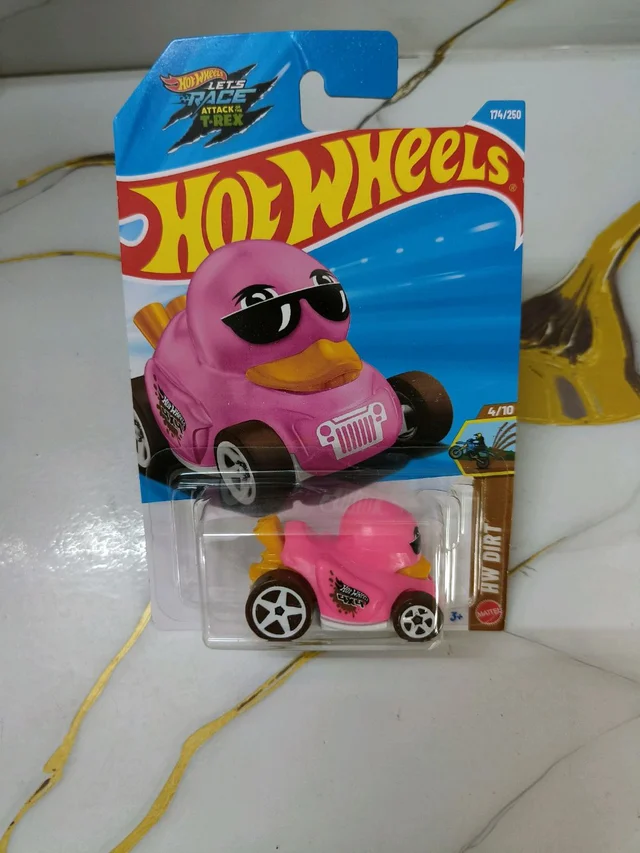 Hot Wheels Duck N' Roll | HW Dirt | Pink | 174/250