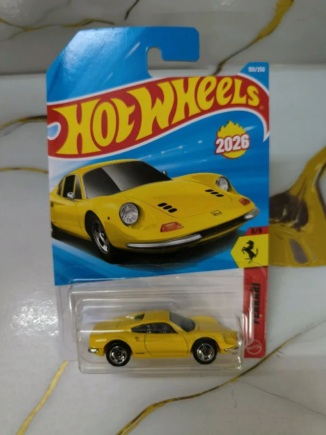 Hot Wheels Dino 206 GT | Ferrari | Yellow | 150/250