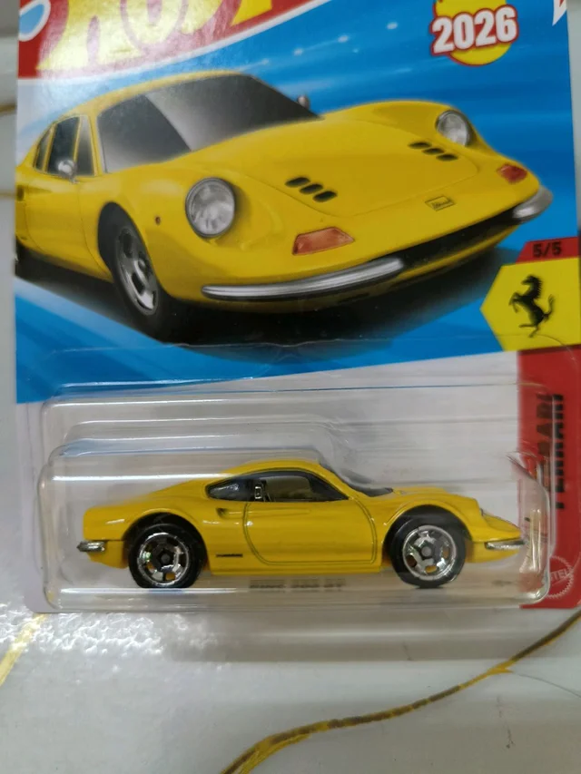 Hot Wheels Dino 206 GT | Ferrari | Yellow | 150/250