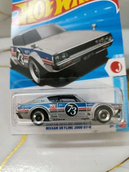 Hot Wheels Nissan Skyline 2000 GT-R | HW J-Imports | Metalflake Silver | 88/250