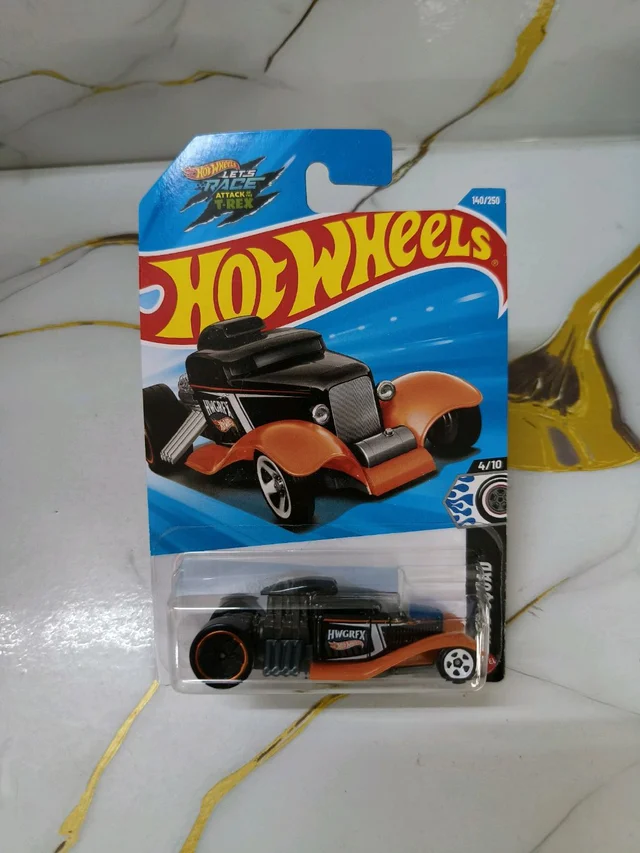 Hot Wheels Mid Mill | Rod Squad | Black and Orange | 140/250