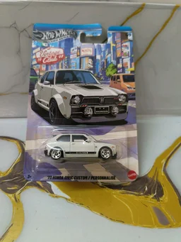 Hot Wheels SILVER SERIES | '73 HONDA CIVIC CUSTOM | VINTAGE CLUB | HRT81 | 4/5
