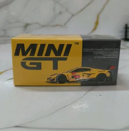 MINI GT Chevrolet Corvette Z06 GT3 R #3 Corvette Racing by Pratt Miller Motorsports 2025 IMSA Daytona 24 Hrs - Scale 1/64 MGT01168