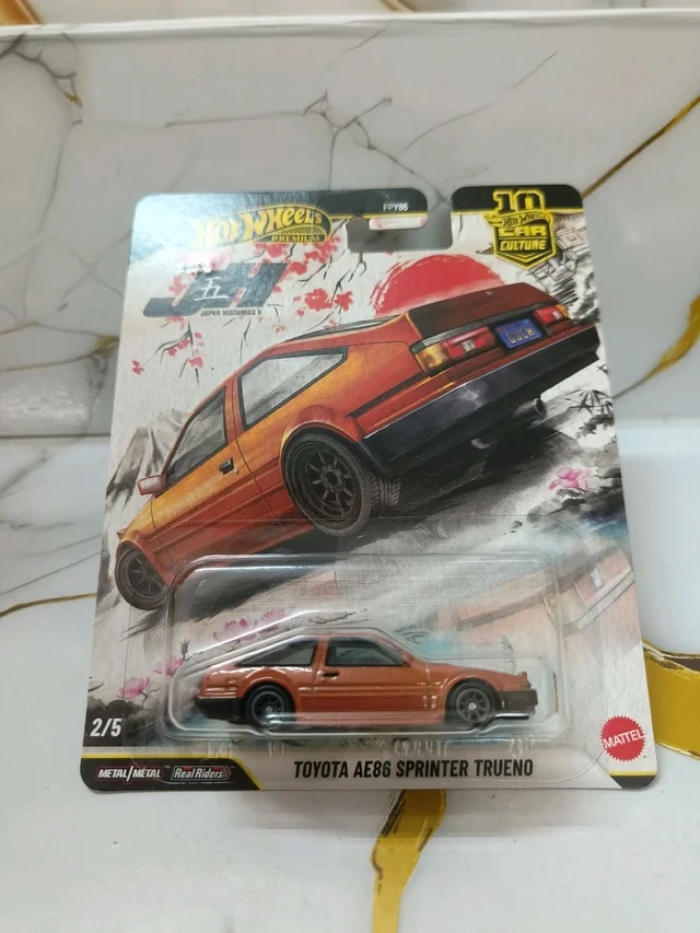 Hot Wheels PREMIUM JAPAN HISTORICS 5 | TOYOTA AE86 SPRINTER TRUENO | FPY86 | 2/5 | Imported