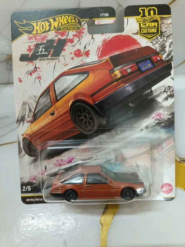 Hot Wheels PREMIUM JAPAN HISTORICS 5 | TOYOTA AE86 SPRINTER TRUENO | FPY86 | 2/5 | Imported