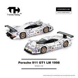 Trends Hobby 1:64 Porsche 911 GT1 LM 1998 #26 Official Licensed Diecast Model