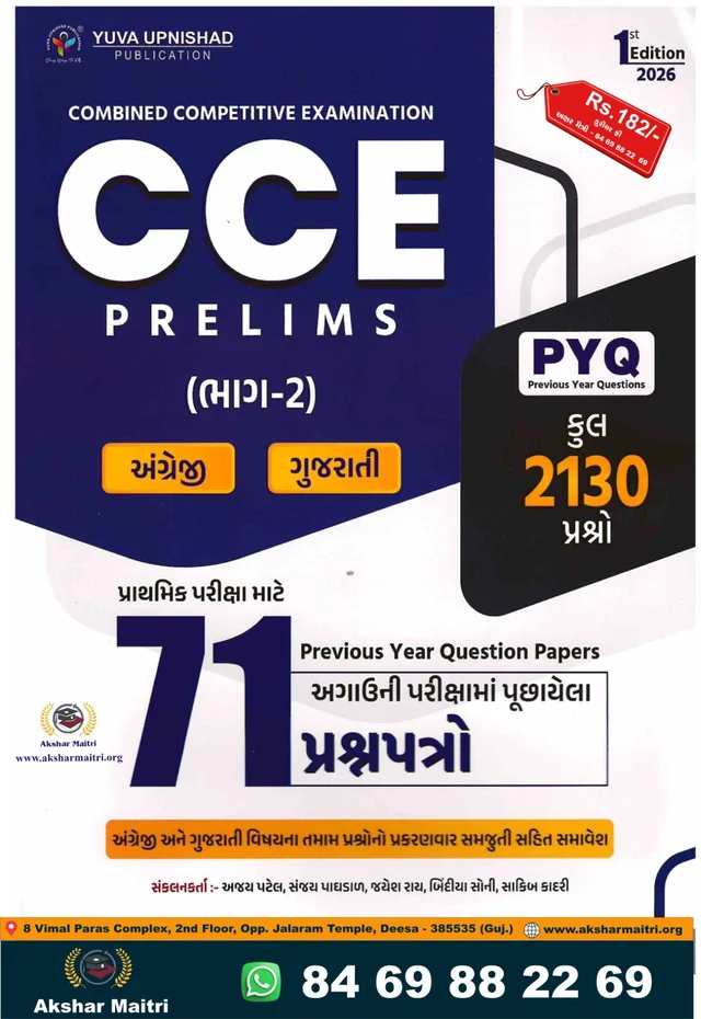 CCE Prelims 71 Prashnapatro Bhag - 2 Yuva