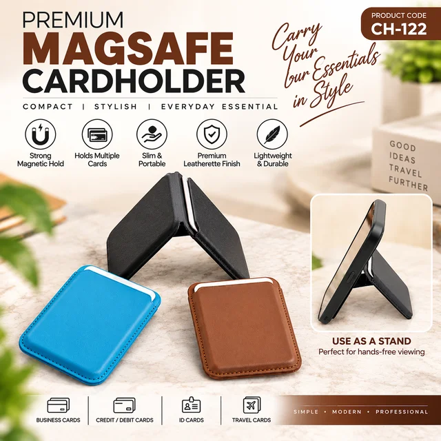 CH-122 Mag-Safe Cardholder in three colour -