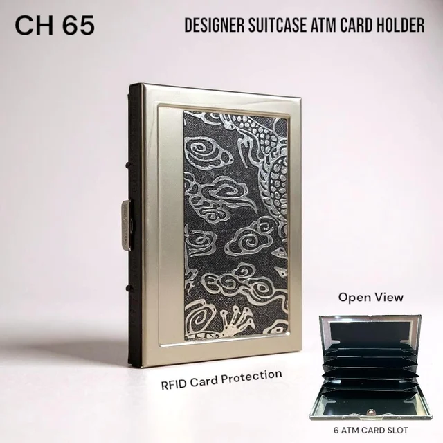 CH 65 Designer suitcase ATM Cardholder