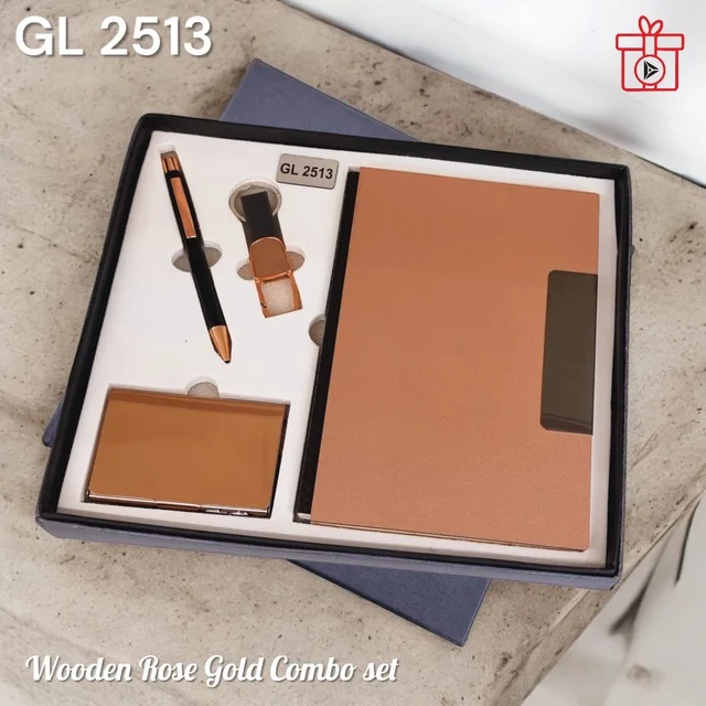 GL 2513 Wooden Rose Black Combo Set