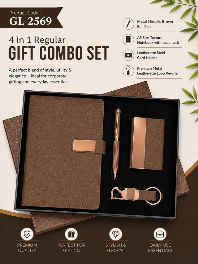 GL 2569 Metallic Brown 4 in 1 Regular Set
