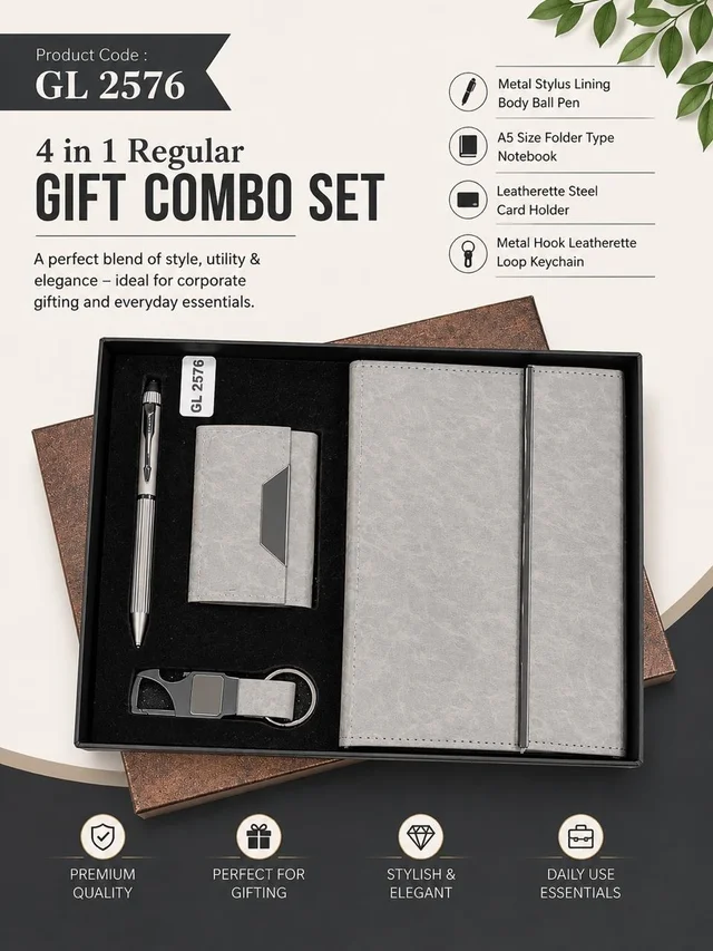 GL 2576 Grey & Black 4 in 1 Regular Set