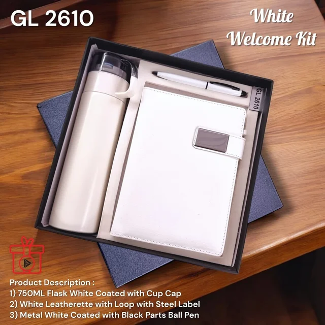 GL 2610 White Three in one Welcome Kit