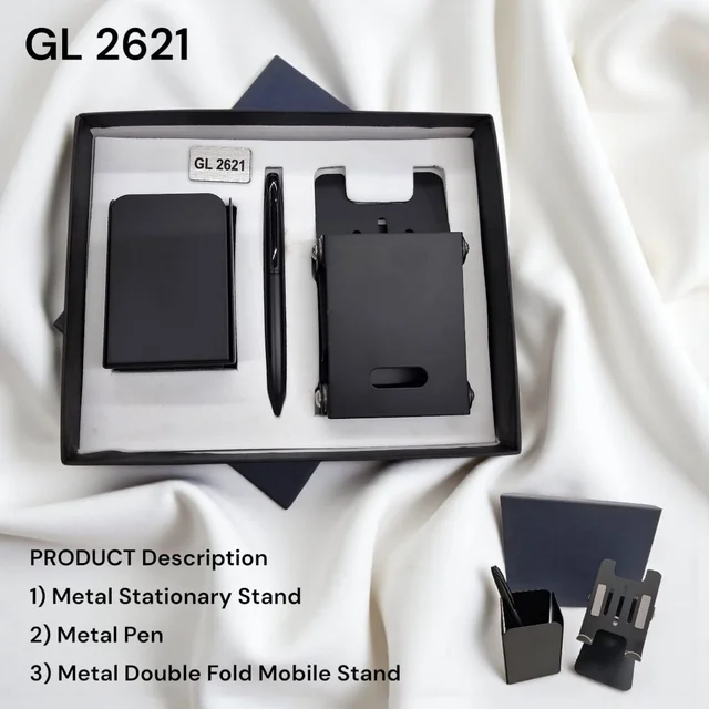 GL 2621 Black Coated three in one set