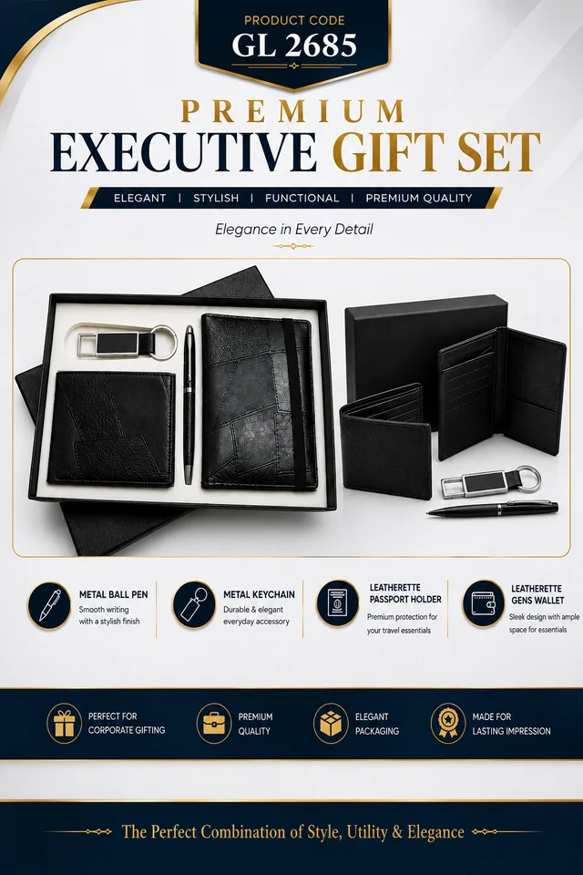GL 2685 Premium black executive 4 in 1 combo