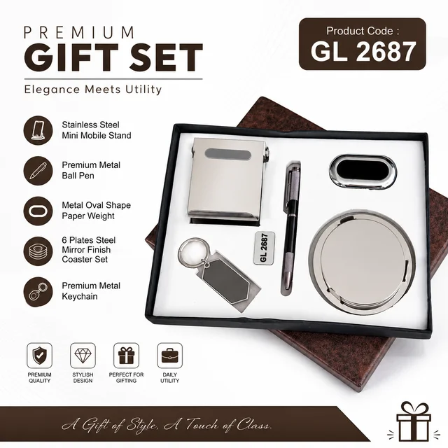 GL 2687 Premium steel 5 in 1 combo set