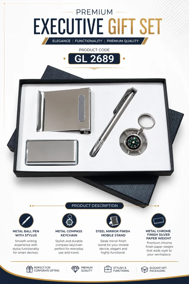 GL 2689 Premium steel set 4 in 1 combo