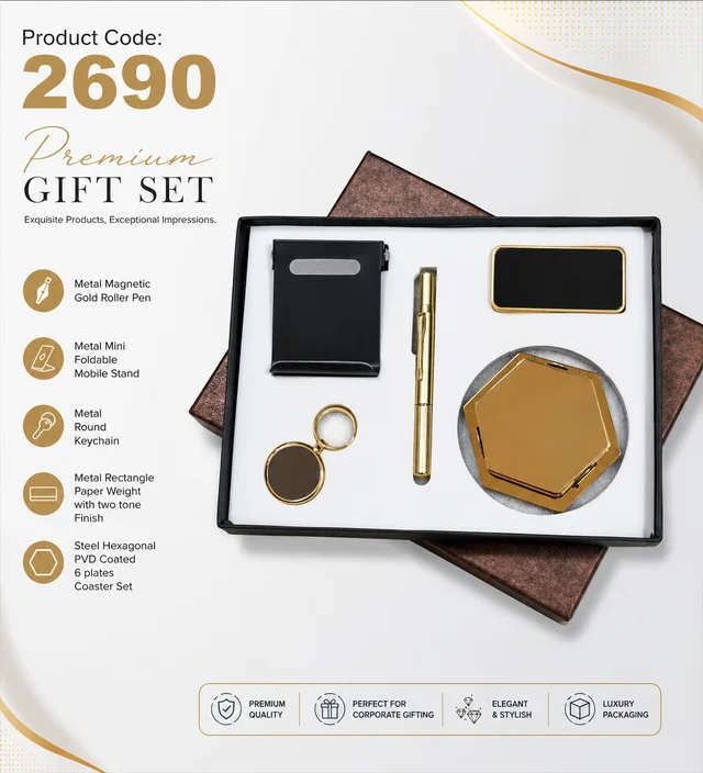GL 2690 Premium Black & gold set (5 in1 combo)