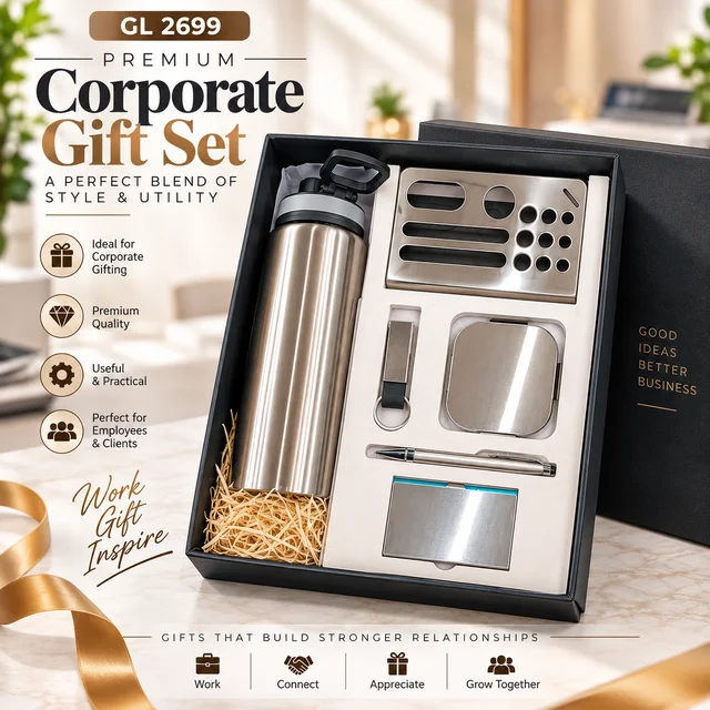 GL 2699 Steel set in 6 in 1 gift set