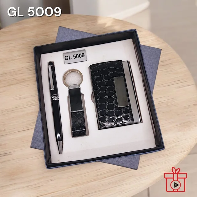 GL 5009 Croco Black Three in one Set