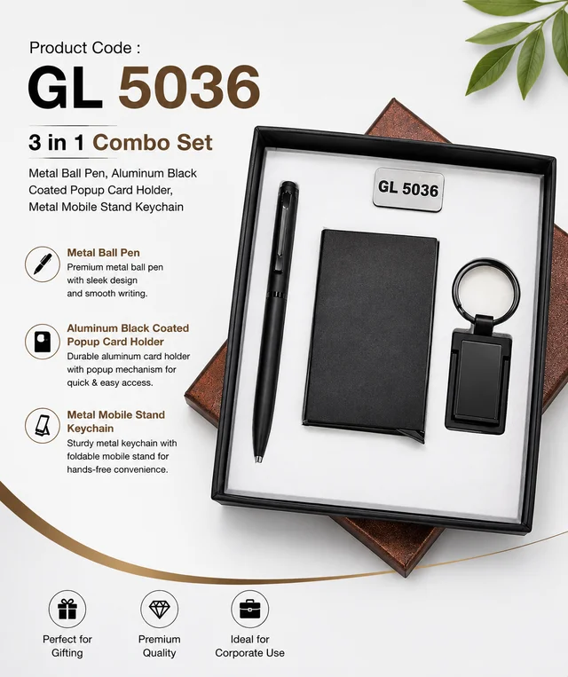 GL 5036 Black Three In One Combo Set