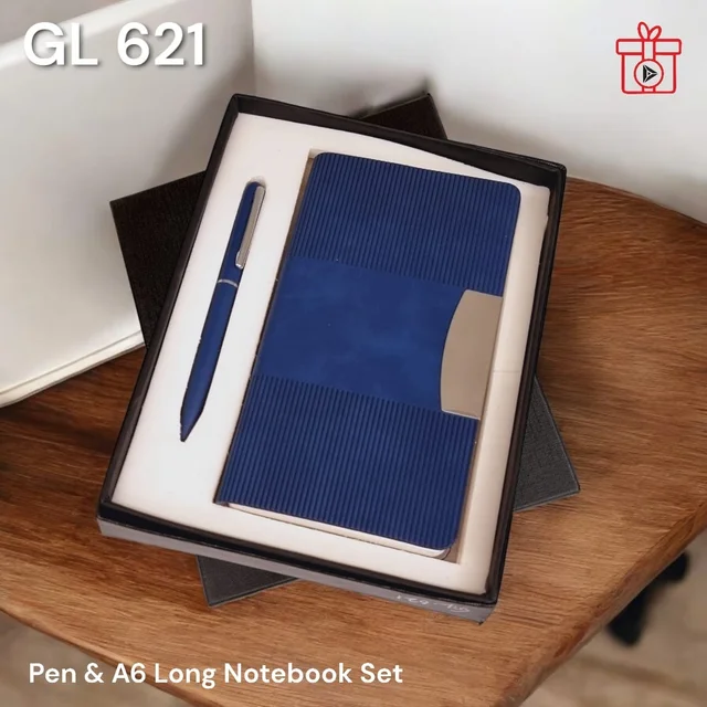 GL 621 A6 Blue Notebook & Pen Set