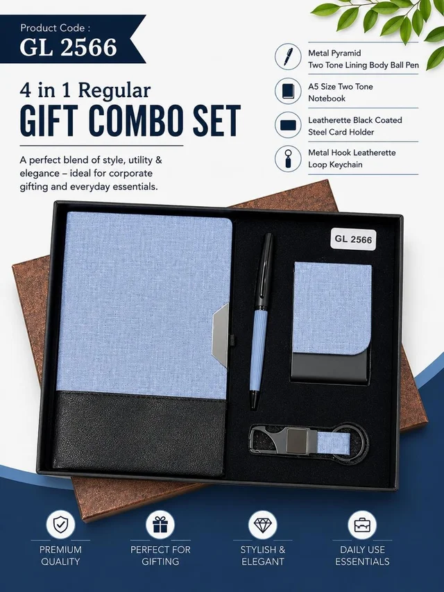 GL 2566 Blue & Black 4 in 1 Regular Set