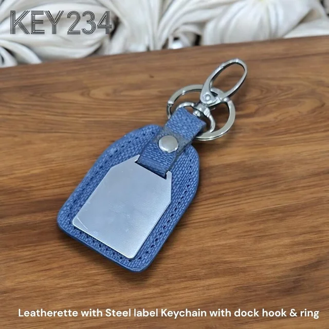 KEY 234 Blue Dock Hook Keychain
