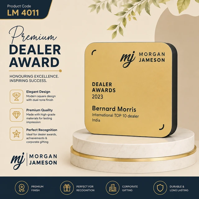 LM 4011 Wooden Medium Brick Award - 6 X 6 Inch Square
