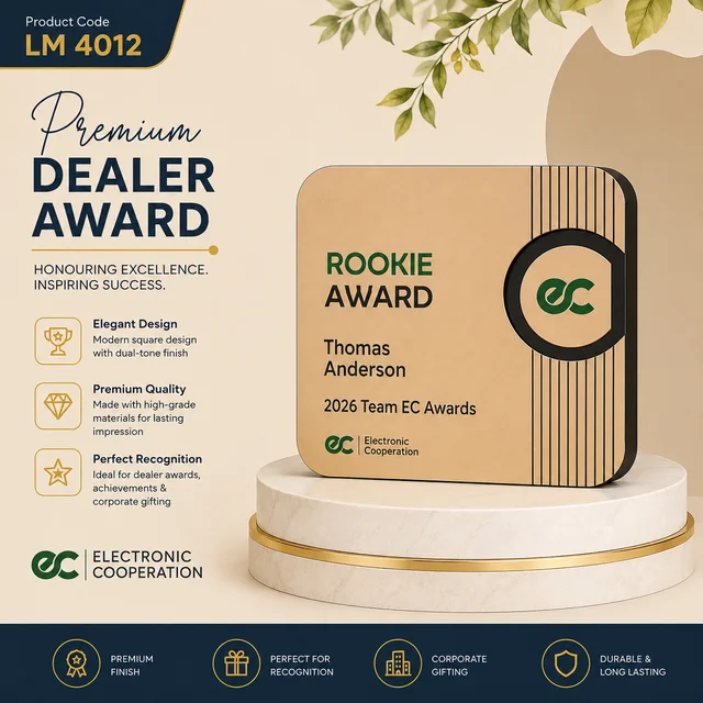 LM 4012 Wooden Medium Brick Award