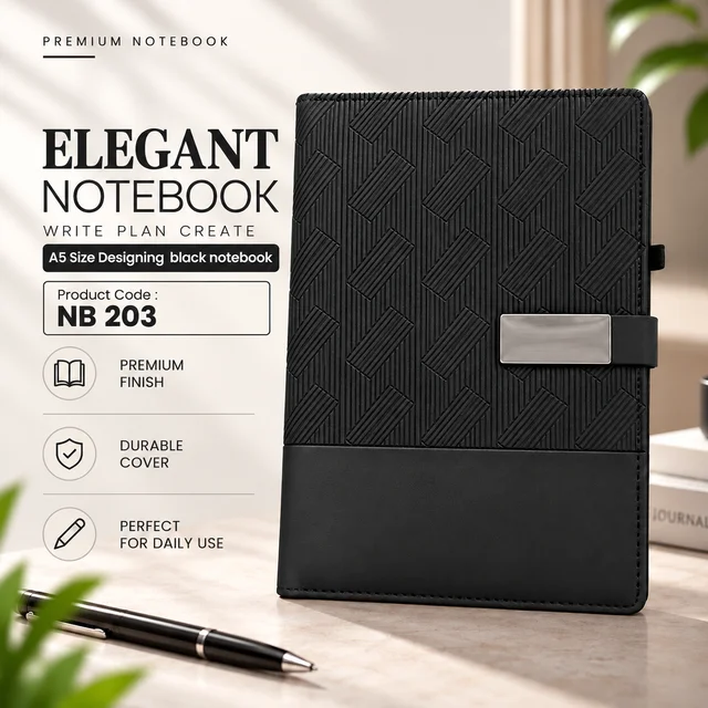 NB 203 A5 Size Box design elegant notebook