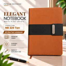 NB 225 Premium Black/Tan notebook