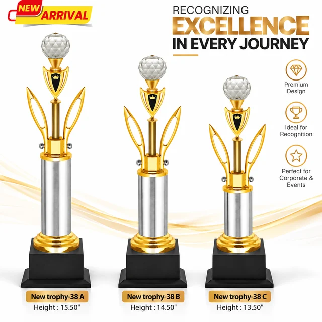 New Trophy-38 Elegant of wing with three size of new trophy