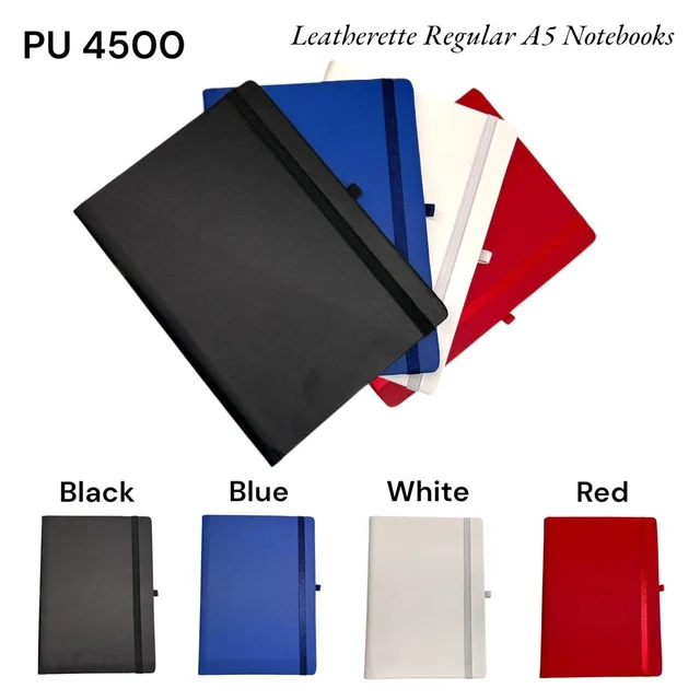 PU 4500 Leatherette A5 Size Notebooks