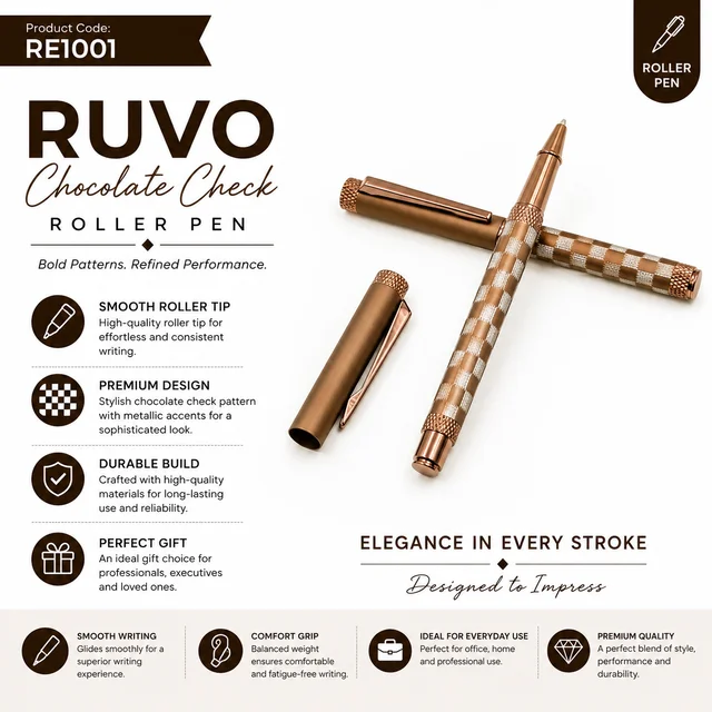 RE 1001 Ruvo Chocolate Roller Pen