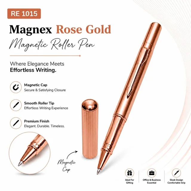 RE 1015 Magnetic Rose gold Roller pen