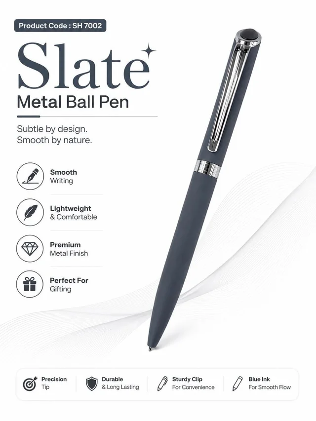 SH 7002 Grey Silver parts ball pen
