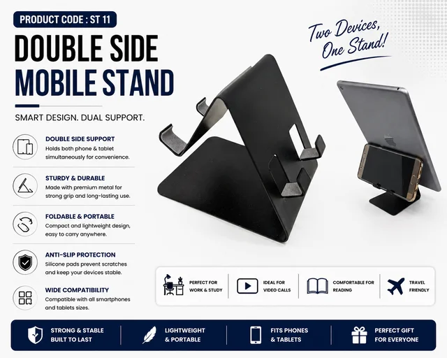 ST 11 Double Side mobile/ tab stand