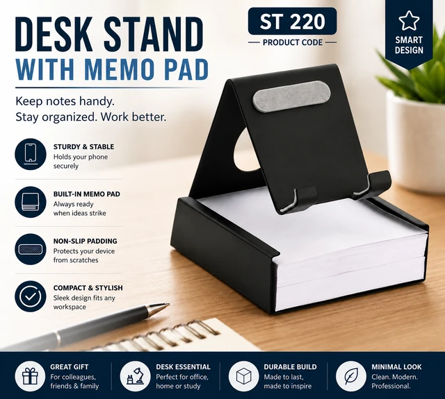 ST 220 Black Mobile stand with pad