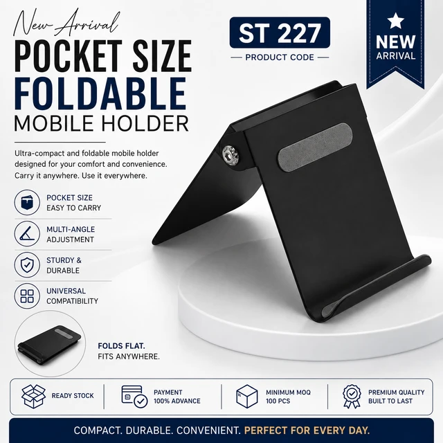 ST 227 Black Mat Mini mobile stand
