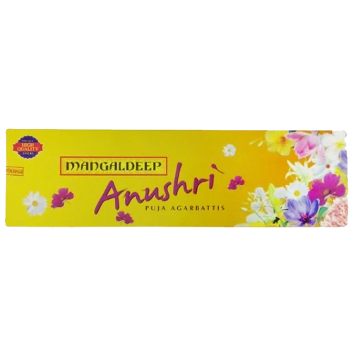 Mangaldeep Anushri Puja Agarbatti (57 Pcs) - 1 Box