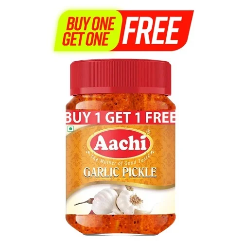 Aachi Garlic Pickle  Buy 1 Get 1 Free, பூண்டு ஊறுகாய்