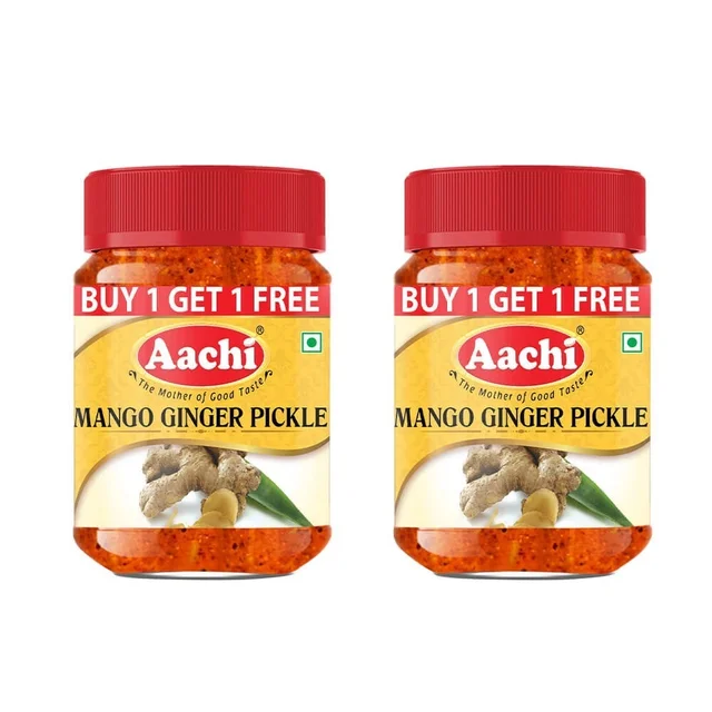 Aachi Mango Ginger Pickle Buy 1 Get 1 Free, மாங்காய் இஞ்சி ஊறுகாய் - 200 g