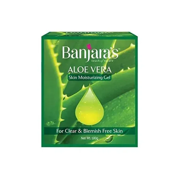 Banjaras Aloevera Skin Moisturizing Gel (for Clear & Blemish Free Skin - 50 g