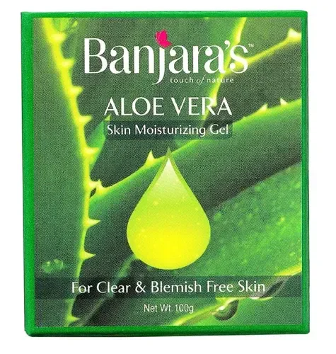 Banjaras Aloevera Skin Moisturizing Gel ( for Clear& Blemish Free skin) - 100 g